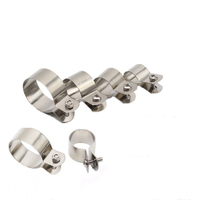 Pince de support en U en acier inoxydable pour sangle de trou de tuyau rigide et système métrique de boucle de mise à la terre ohmique
