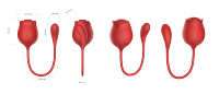 Rose Sexspielzeug Adult Toys Klitoris vibrator mit Absaugung und Vibration G-Punkt Klitoris nippel Stimulation für Frauen