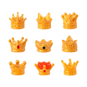 Tiny Mini Queen's Princess Crown Adornos Resina para pulsera Colgantes Joyería Funda para teléfono Cake Topper DIY Accesorios decorativos - Product Image 5