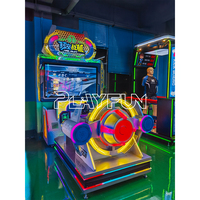 Machine de jeu d'arcade vidéo de tir et de combat d'avion à pièces PlayFun pour zone de jeux