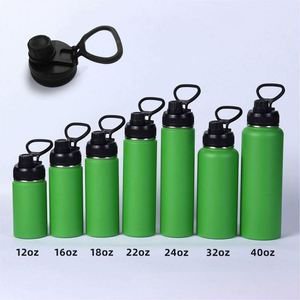 Bouteille d'eau de sport portable avec logo personnalisé et poignée pour une utilisation en extérieur, gourde en acier inoxydable pour les promotions - Product Image 3