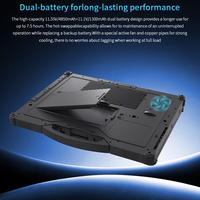 Nuovo Laptop Robusto 14 Pollici Windows 10/11 Intel Core I7 4G NFC 1000 Nits Batteria Rimovibile IP65 Impronta Digitale Workstation in Inglese