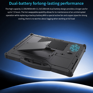 Nieuwe robuuste laptop 14 inch <span class=keywords><strong>Windows</strong></span> 10/11 Intel Core i7 4G NFC 1000 Nits verwisselbare batterij IP65 vingerafdruk Engels werkstation - Product Image 4