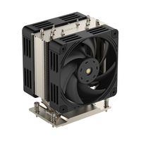 COOLSERVER New SP5 4U M97 Air Cooler CPU Cooling Computer Case Radiator Tower Dual Fan 5 Heat Pipe Silent TDP 420W