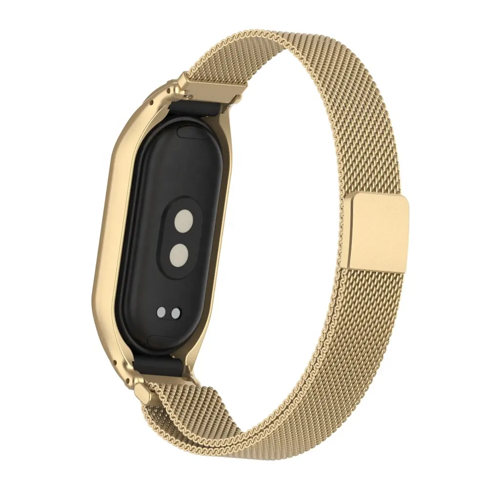 Bracelet de montre magnétique ODM HOLDMI série 80103 40 couleurs milanais miband 8 uni une pièce bracelet de montre pour xiaomi band 8