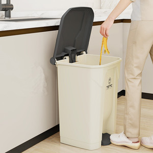 Contenitore per <span class=keywords><strong>Rifiuti</strong></span> in Plastica da 15L <span class=keywords><strong>con</strong></span> <span class=keywords><strong>Pedale</strong></span> per Cucina, Ufficio e Ristorante - Product Image 2