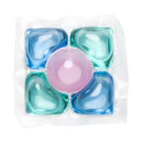 Capsules de détergent à lessive jetables écologiques pour vêtements Forme solide 5 en 1 Dosettes à lessive pour vêtements