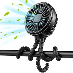 Ventilateur électrique Octopus rechargeable, portable, pour bébé, mini-ventilateurs de voyage avec trépied flexible, à main, à suspendre, sur pied, pour poussette de bébé - Product Image 3