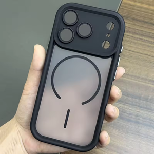 Carcasa Magnética Transparente para <span class=keywords><strong>IPHONE</strong></span> Pixel 11/12/13/14/15/16/17 PRO MAX, Funda Anti-Caídas con Protección para Teléfono, Estilo Minorista - Product Image 1