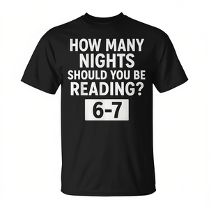 Camiseta escolar para profesores y bibliotecarios Reading 6-7 Nights - Product Image 2