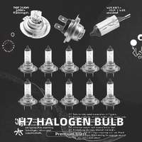 Ampoule de phare de voiture halogène H7 12V 55W/100W, verre de haute qualité, prise AC 24V en option, état neuf, ajustement universel, 4300K