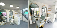 Salon de beauté mobile sur remorque, camion de spa portable pour les ongles et les cheveux, boutique de beauté mobile personnalisée pour les activités commerciales en extérieur