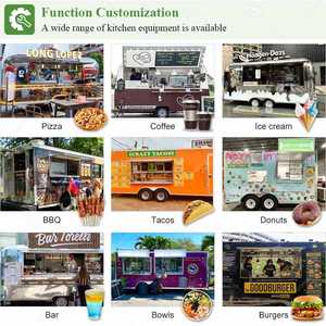 Carrito de Comida Rápida de Acero Inoxidable y Fibra de Vidrio, Quiosco de Café, Carrito de Venta de Hot Dogs y Aperitivos, Remolque de Barbacoa en Venta, Dulces y Papas Fritas - Product Image 4
