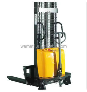 Penumpuk palet <span class=keywords><strong>Semi</strong></span> elektrik 1ton 3meter <span class=keywords><strong>Forklift</strong></span> susun harga murah - Product Image 4