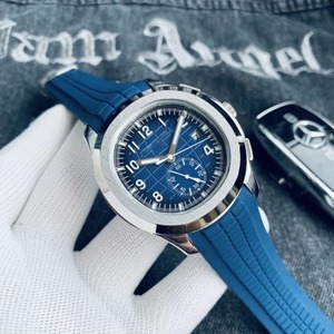 Montre de luxe pour homme de marque haut de gamme, bracelet en silicone, cadran en verre, aiguilles, pour homme - Product Image 3