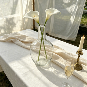 Vase en verre vert transparent haut <span class=keywords><strong>de</strong></span> gamme pour mariage, décoration <span class=keywords><strong>de</strong></span> table, support pour fleurs séchées, vase à fleurs en verre moderne <span class=keywords><strong>de</strong></span> luxe - Product Image 2