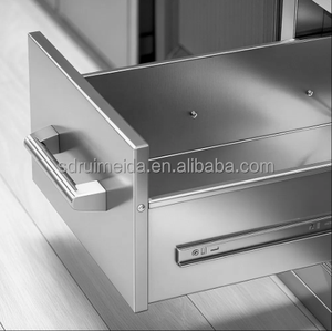 Stainless Steel Built-in Barbecue Grill with Three Drawers, Commercial Grade Weather Resistant <b>Outdoor</b> Kitchen <b>Storage</b> <b>Cabinet</b> - Product Image 4