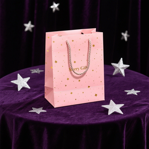 กระเป๋าบรรจุภัณฑ์หูหิ้วทำจากริบบิ้นสำหรับธุรกิจขนาดเล็กมีโลโก้หรูหราสำหรับงานแต่งบูติกขนาดเล็ก - Product Image 2