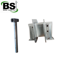 Supports de fixation pour pieux hélicoïdaux, supports de fixation réglables pour terrasse