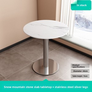 <span class=keywords><strong>Tavolo</strong></span> da Pranzo Quadrato in Pietra Sinterizzata per Uso Commerciale, Resistente al Calore e ai Graffi, per Negozi di Tè, Caffetterie, Ristoranti, Hotel e Hotpot - Product Image 4