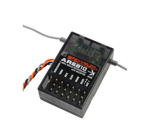 Module récepteur Spektrum AR6210 2,4 GHz 6 canaux DSMX DSM2, satellite pleine portée, matériau ABS, compatible FPV RC - Product Image 1
