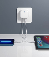 Adaptateur secteur double port PD d'origine 40w Charge de téléphone avec port Type C Chargeur mural USB C