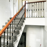 Moderne Leichtgewichtige Luxus-Aluminium-Treppengeländer Geeignet für Innendekoration von Villen und Apartments