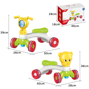 Activités de plein air pour enfants Jeu d'extérieur pour bébé Jouets de 2 à 4 ans Voiture à pédales Poussée à pied Mini Poussée pour bébé à pédales pour enfants - Product Image 2