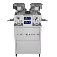 Nouvelle presse à huile commerciale à double tête P60, capacité 40-60 kg/heure, entièrement automatique, en acier inoxydable, équipement pour huile comestible