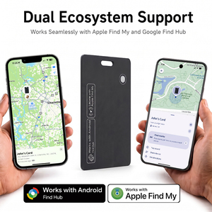Localizzatore per Bagagli e Portafogli Compatibile con Google Find Hub e Apple Find My, Sottile, Ricaricabile, Certificato MFi, Intelligente per Carte di Credito - Product Image 2
