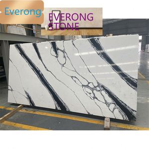 Thiết kế mới Panda trắng <span class=keywords><strong>Quartz</strong></span> <span class=keywords><strong>slab</strong></span> Trắng <span class=keywords><strong>Quartz</strong></span> <span class=keywords><strong>slab</strong></span> 126x63 <span class=keywords><strong>inch</strong></span> bán buôn - Product Image 5