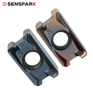Fresa a spallamento quadrato a doppia faccia a avanzamento rapido in acciaio temprato LNPU110408SRGE-YC SENSPARK - Product Image 1