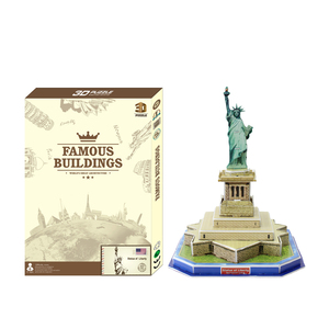 Kit de construction en papier <span class=keywords><strong>3D</strong></span> de la <span class=keywords><strong>Statue</strong></span> de la Liberté célèbre en EPS, 29 pièces - Product Image 2