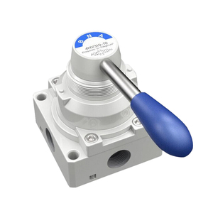 100% Neuf Airtac Série 4HV 4HV310-10/4HV410-15 Commande manuelle pneumatique à bouton 5/2 voies Nouvelle Automatisation Industrielle Originale - Product Image 1