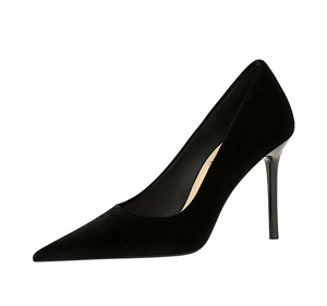 Sandalias de Tacón de Aguja con Punta en Pico, de Satén y Charol Negro con Pedrería, Ligeras y Elegantes para Mujer, Ideales para Fiestas y Eventos - Product Image 2