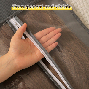 <span class=keywords><strong>Sac</strong></span> de <span class=keywords><strong>Rangement</strong></span> pour Perruques Anti-Poussière Réutilisable avec Fermeture Éclair pour Accessoires Capillaires - Product Image 4