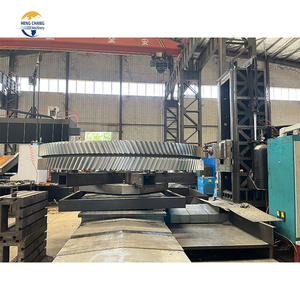 Поворотный подшипник с большим стальным зубчатым кольцом, двойной винтовой поворотный для сушильной шаровой мельницы - Product Image 4