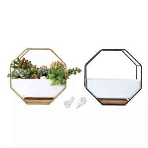 Pots de fleurs en céramique en fer - Product Image 1