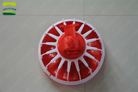 Système automatique d'alimentation et d'abreuvement en plastique pour volailles, élevage au sol, poulets de chair, poules reproductrices, état neuf