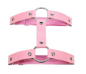 Bague de jambe en cuir style Punk Hard Girl, pour séance photo street style, sexy, avec double sangle, grande bague de jambe, <span class=keywords><strong>porte</strong></span>-jarretelles - Product Image 3