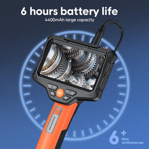 Endoscope industriel rigide portable 2MP, écran 5 pouces, double <span class=keywords><strong>objectif</strong></span> 5,5 mm, 10 m, caméra d'inspection vidéo pour tous les véhicules, outil de réparation - Product Image 5