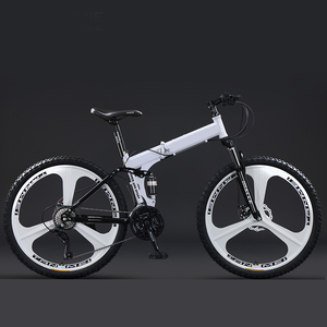 Vélo de montagne portable de <span class=keywords><strong>taille</strong></span> de roue de 26 <span class=keywords><strong>pouces</strong></span> de haute qualité 21 24 <span class=keywords><strong>27</strong></span> vitesses vélo vtt vélo pliant en acier pour adultes - Product Image 6