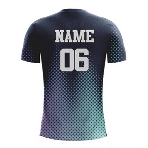 Camiseta de Entrenamiento de Fútbol para Hombre con Estampado por Sublimación Personalizado, Camiseta de Fútbol Transpirable de Manga Corta para Adultos, Ropa de Fútbol para Jóvenes - Product Image 2