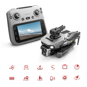 Dron Plegable de Plástico K19MAX para Principiantes, con GPS, Pantalla de Control, Giroscopio de 6 Ejes, Fotografía Aérea 4K, Control Remoto con Función de Lanzamiento Aéreo - Product Image 3