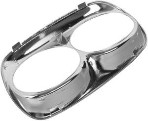 Carénage extérieur de phare de <span class=keywords><strong>moto</strong></span> chromé noir brillant pour Bad Boy Harley Road Glide 1998-2013 - Product Image 3