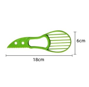 Trancheuse d'avocat 3 en 1, gadget de cuisine avec séparateur de pulpe, couteau en plastique - Product Image 6