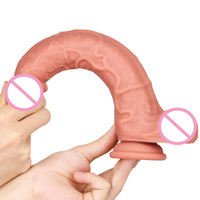 Dildo réaliste extra large en silicone épais avec ventouse pour femmes, jouet sexuel pour adultes