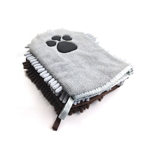 <span class=keywords><strong>Gant</strong></span> de séchage pour chien en <span class=keywords><strong>microfibre</strong></span> ultra absorbant, gants ménagers pour un séchage rapide du chien - Product Image 3