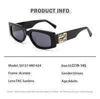Nouvelles Lunettes de Soleil de Luxe 2024, Design Haut de Gamme, Protection Anti-Radiation UV400, Verres Polarisés, Monture Carrée Légère et Complète