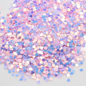 Lote de 50g de Lentejuelas Brillantes en Forma de Corazón de 3mm para Uñas, Costura, Accesorios de Ropa, Manualidades DIY, Decoración Festiva, Confeti - Product Image 1